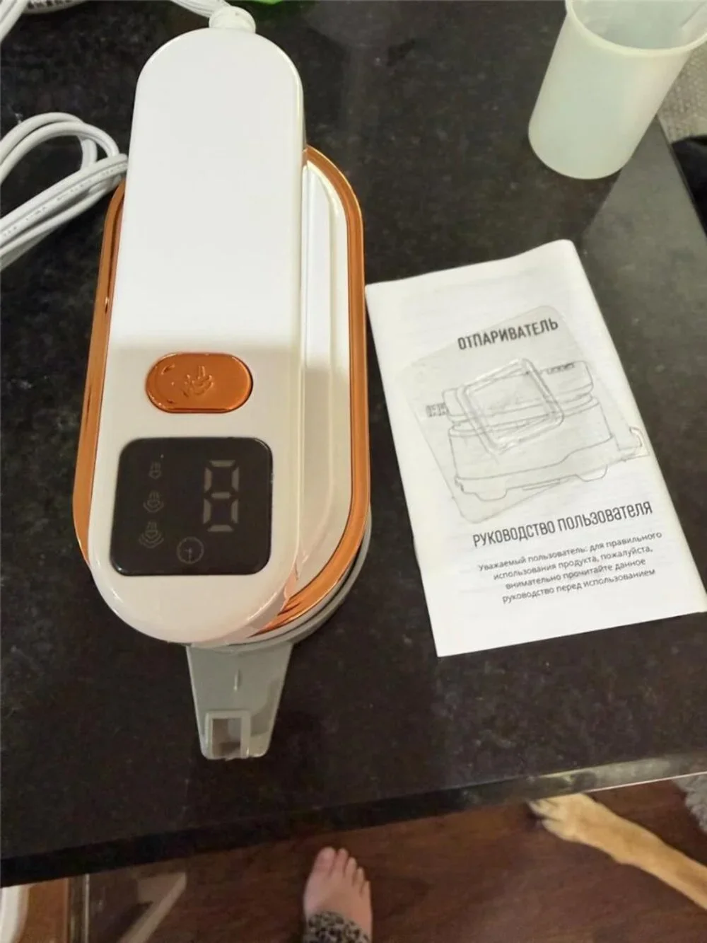 Travel Steamer for Clothes, 2-in-1 Handheld Garment Steamer Iron, 180°